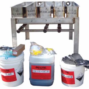 Du-Lite Complete Gunsmith Setup: 205 - 5 Stainless Steel Tanks