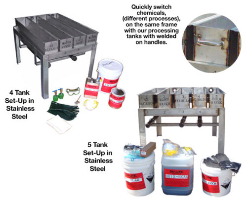Du-Lite Complete Gunsmith's Finishing Systems-NO-STEEL Du-Lite Complete Gunsmith's Finishing Systems