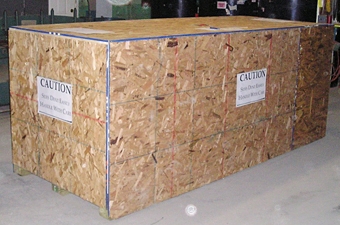 Black Oxide equipment all crated up and waiting delivery to an overseas customer. Black Oxide equipment all crated up and waiting delivery to an overseas customer.