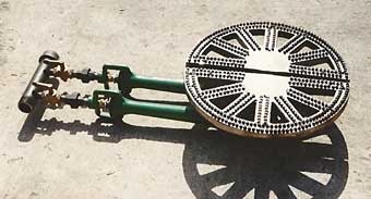 Large Radial Gas Burner used for LP or natural gas. Large Radial Gas Burner used for LP or natural gas.